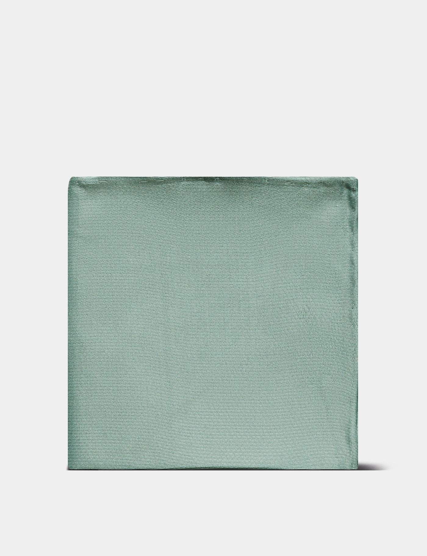Hawes & Curtis Duck Egg Blue Plain Repp Pocket Square Size: One Size