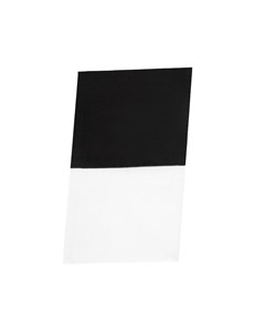 Black & White Pocket Square - 100% Silk 