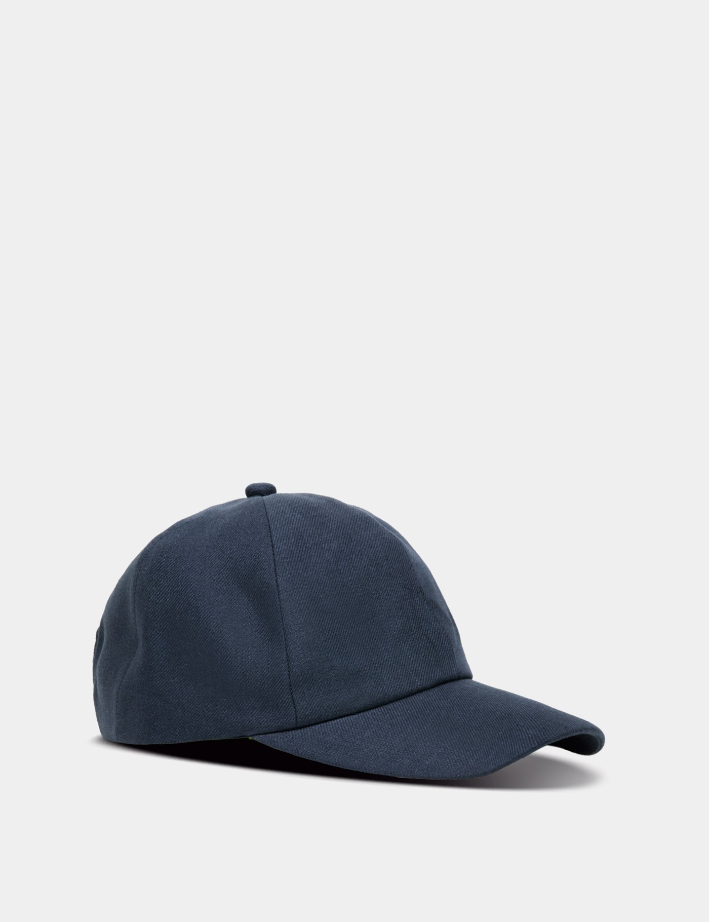 Hawes & Curtis Navy Linen Baseball Cap Size: One Size image 2