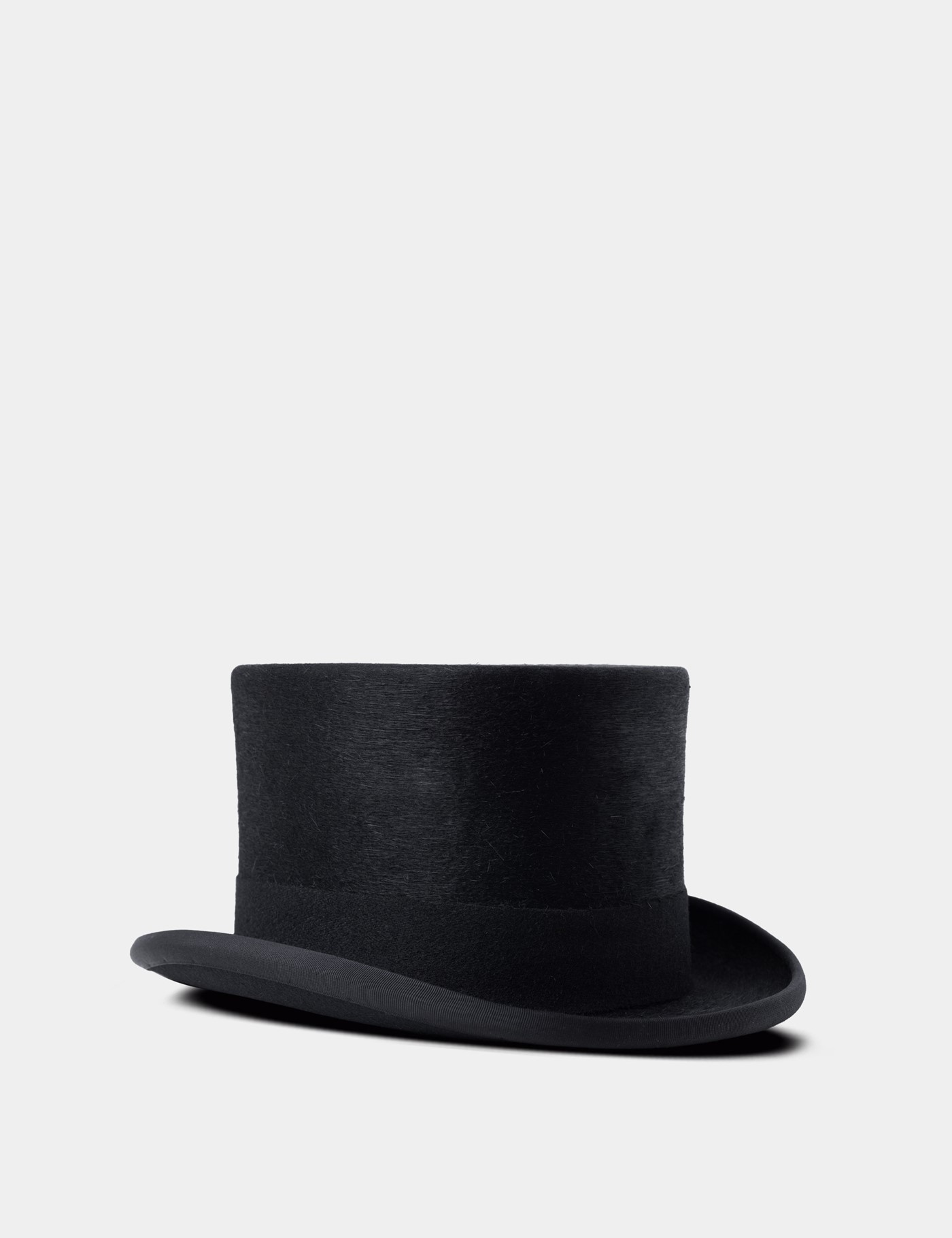 Hawes & Curtis Christy’s Black Melusine Fur Felt Top Hat Size: Medium