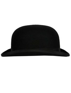 Black Bowler Hat 