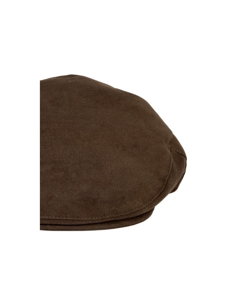 Brown Moleskin Balmoral Cap Hawes & Curtis