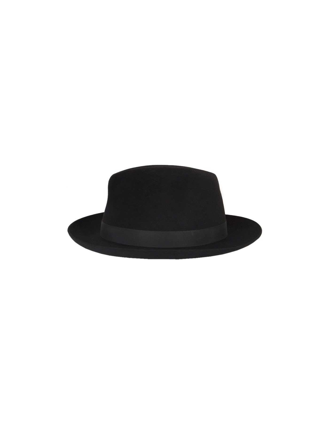 Black Epsom Trilby Hat Hawes & Curtis