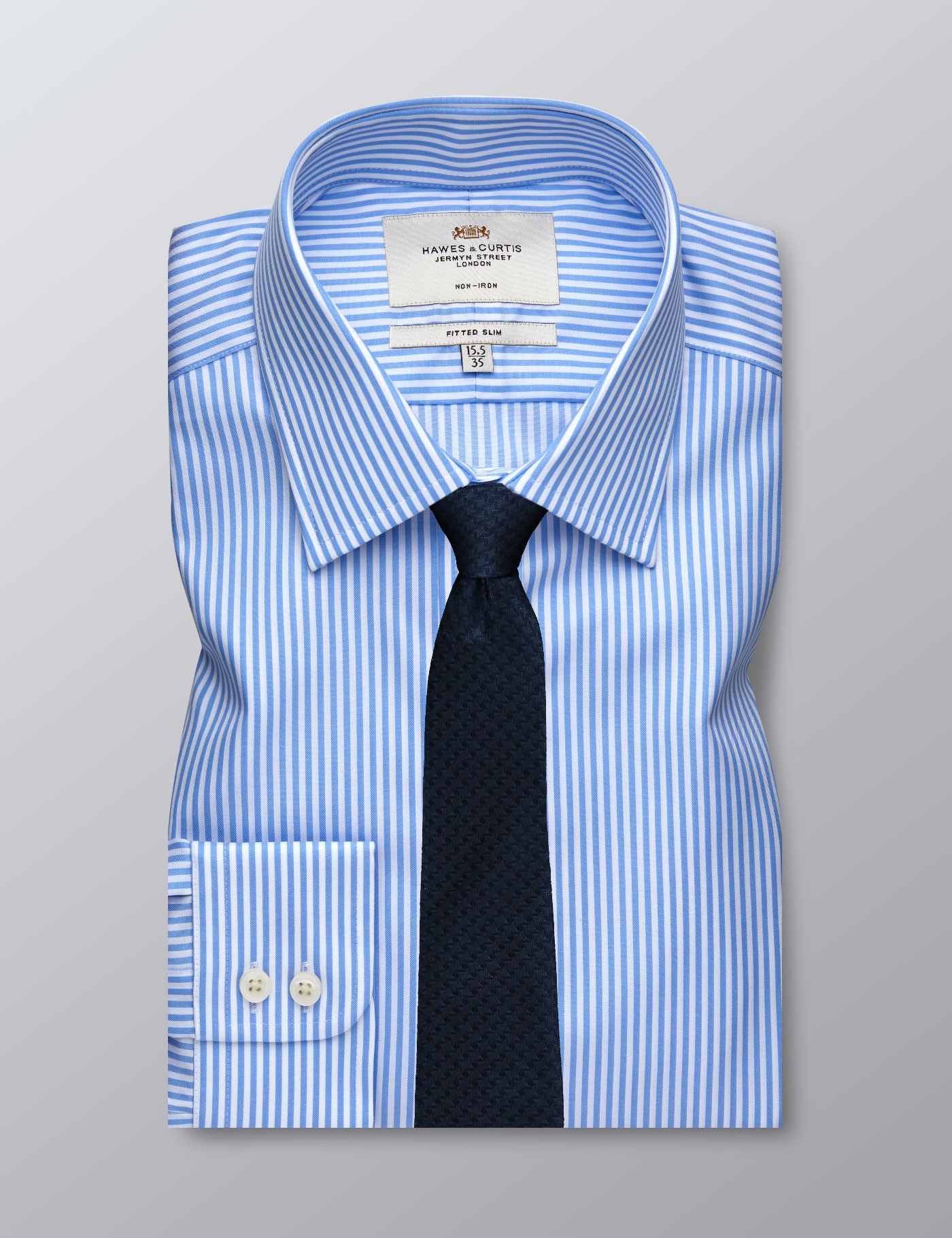 formal shirt fitting