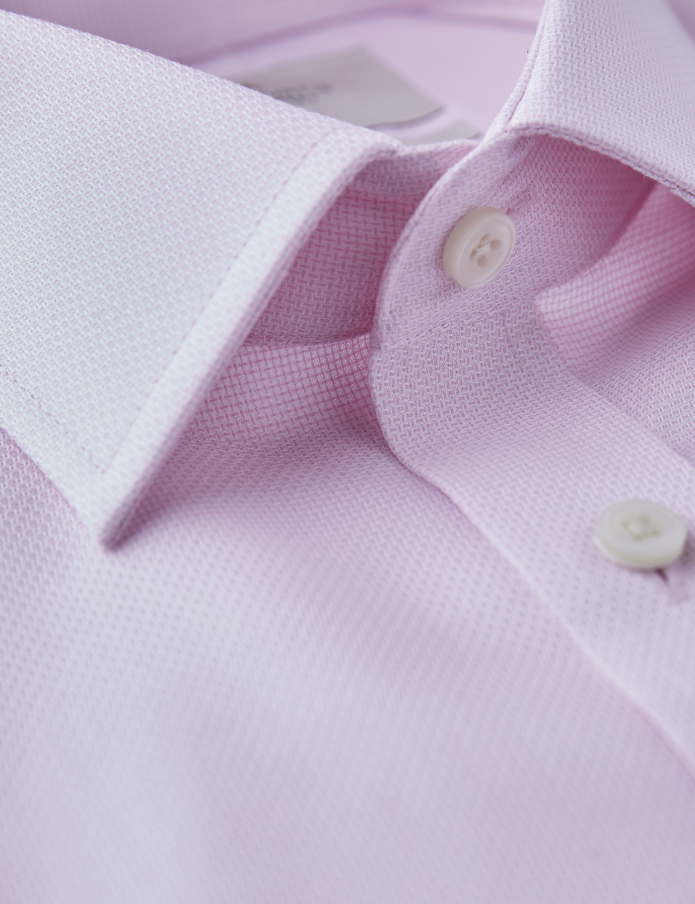 Men's Formal Pink & White Fitted Slim Shirt - Single Cuff - Non Iron ...