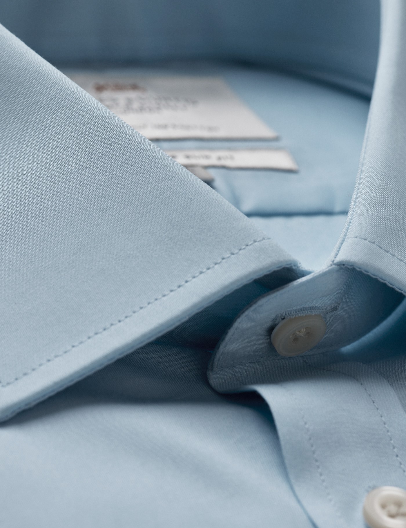 & Fitted Slim Poplin Shirt 18" collar 37" sleeve