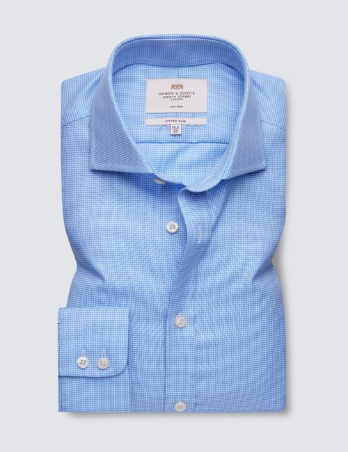Blue and white dress shirt Clearance