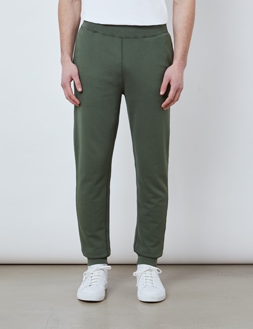 Lounge Sweatpants – Garment Dye – Bio-Baumwolle – Grün 