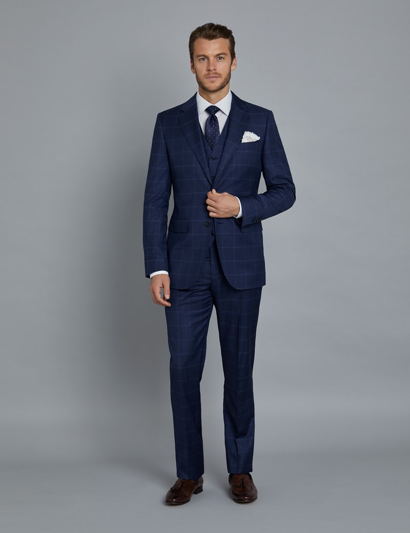 Essential Navy Blue Hopsack Suit He Spoke Style | lupon.gov.ph