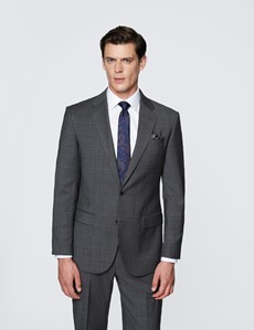 dark gray suit jacket
