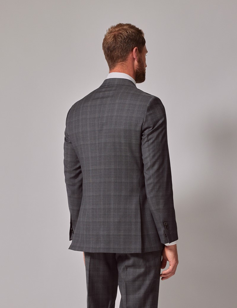 Charcoal Plaid Tailored Suit - 1913 Collection