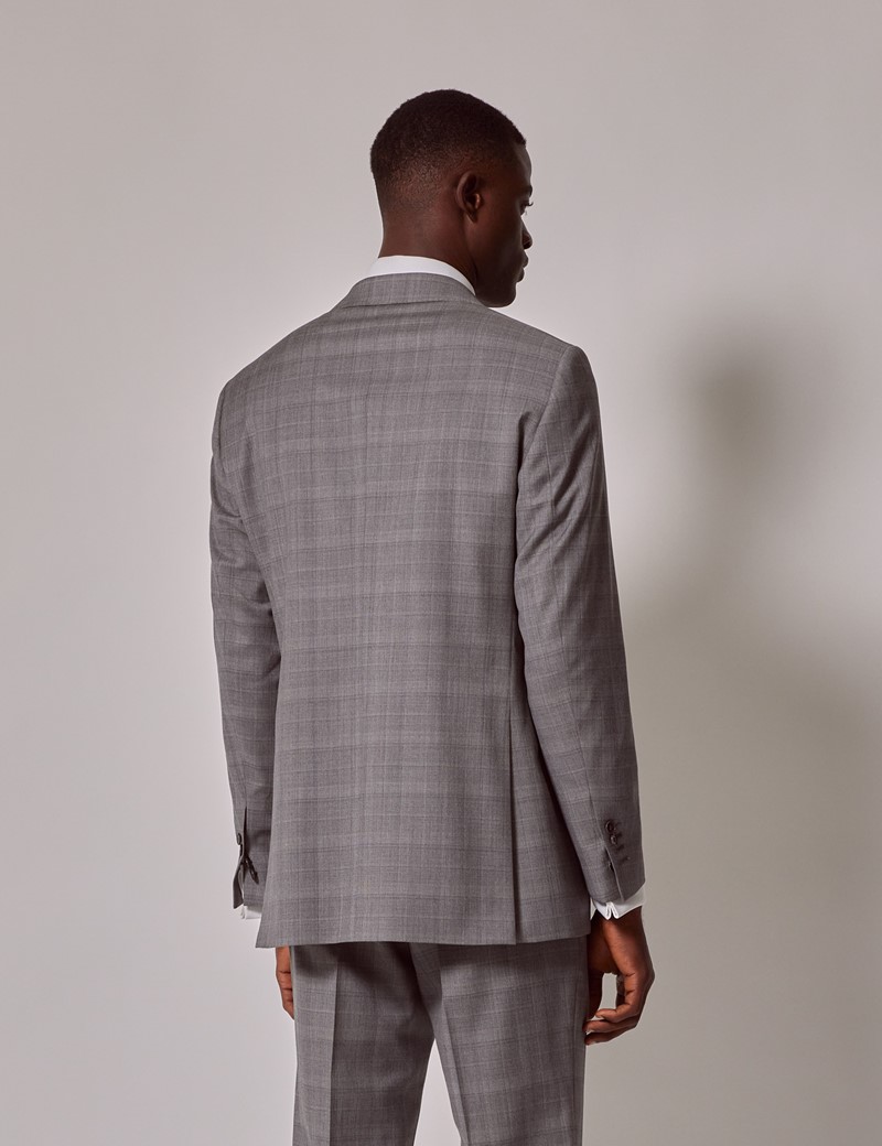 Grey Tailored Flannel Wool Suit - 1913 Collection