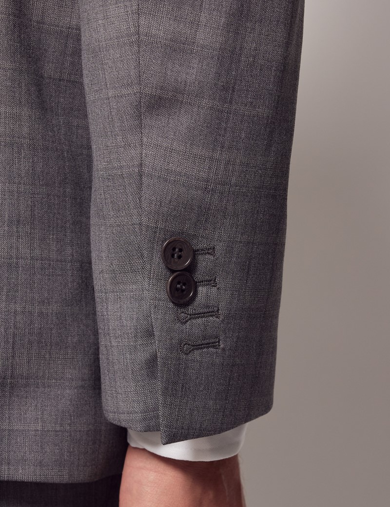Grey Tailored Flannel Wool Suit - 1913 Collection