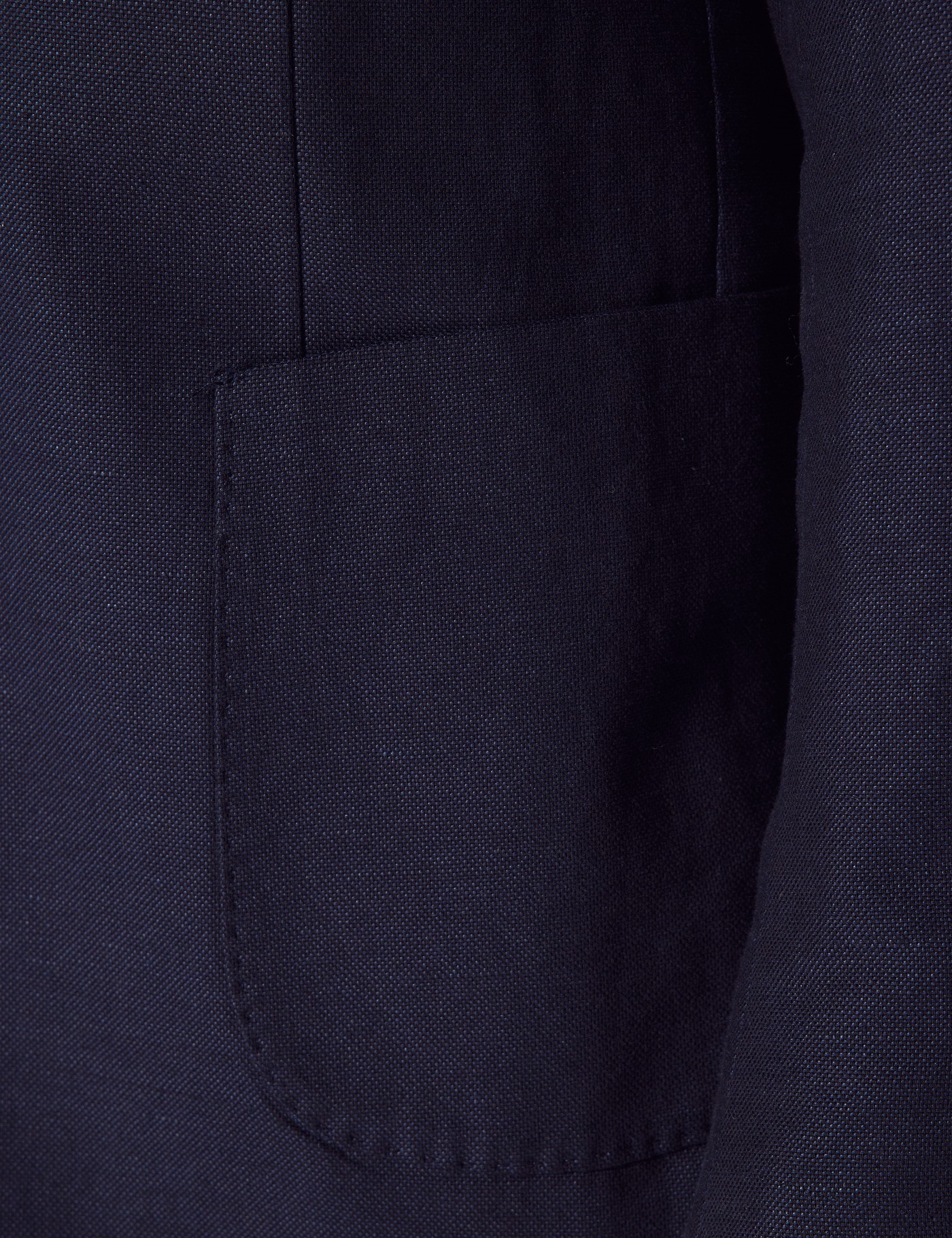 1913 Collection Cotton Linen Men's Slim Fit Italian Suit Jacket in Navy ...