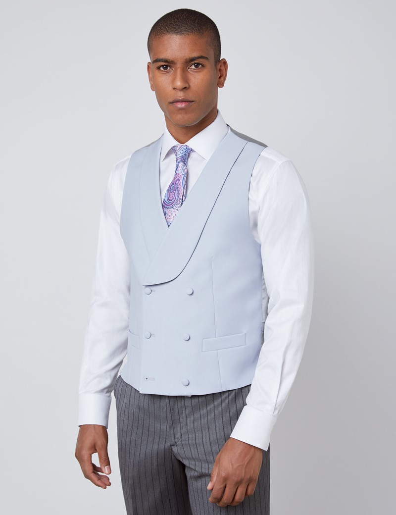 Morning Suit – Cutaway Jacke schwarz – Stresemannhose grau – 1913 Kollektion – Tailored Fit – italienische Wolle 