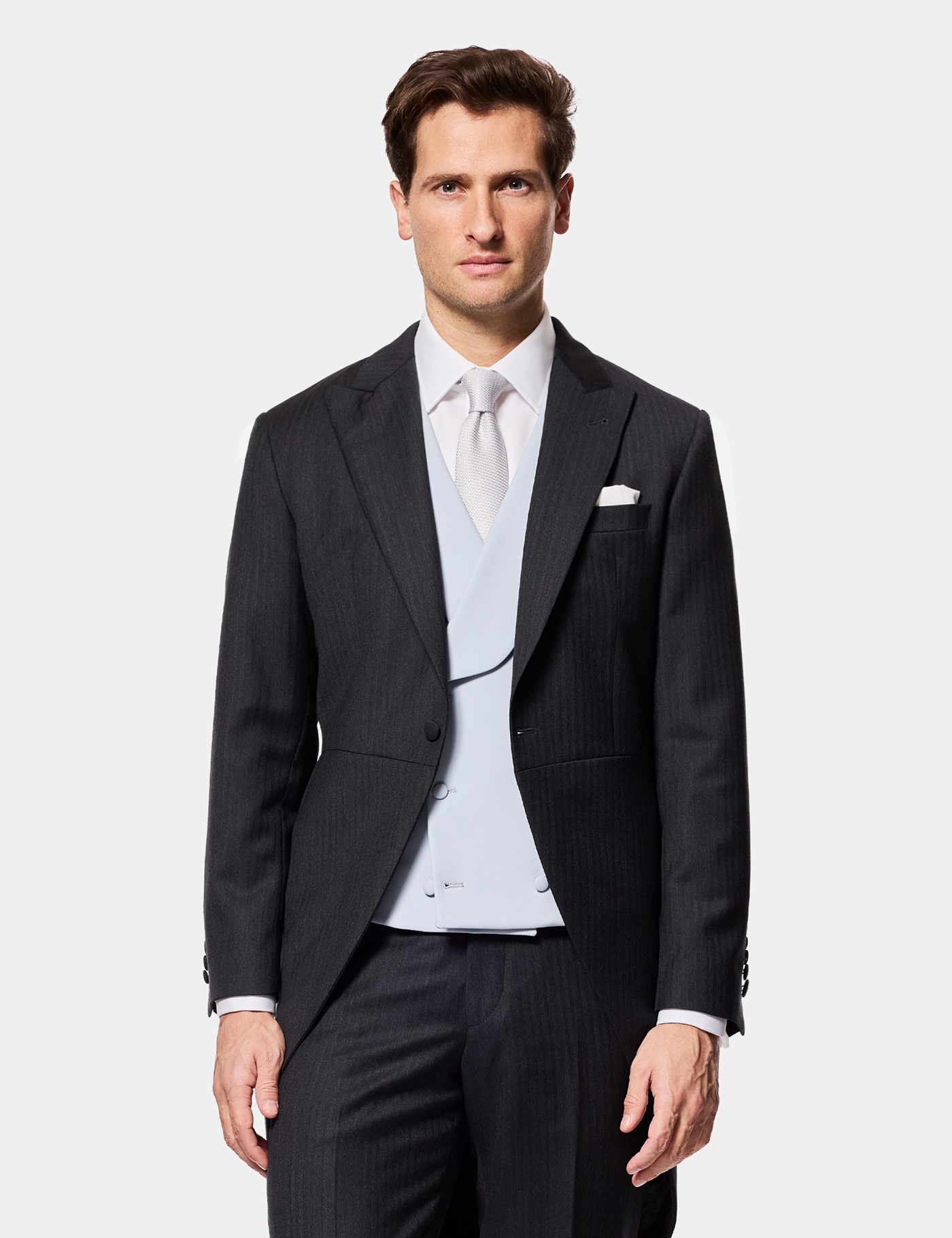 Hawes & Curtis Tailored Fit Charcoal 1913 Morning Suit Size: One Size