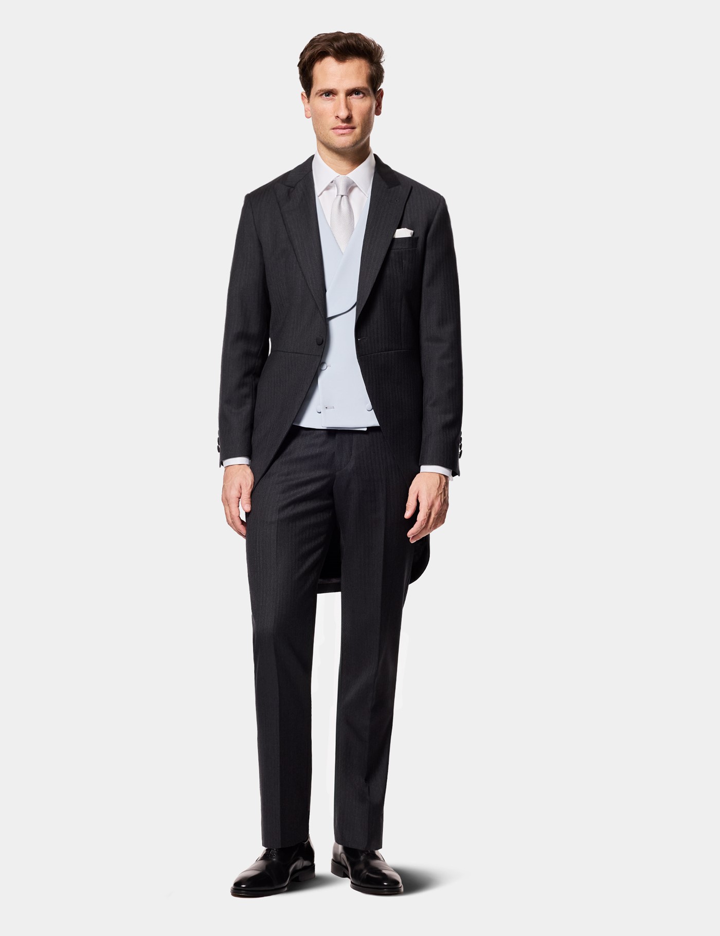 Hawes & Curtis Tailored Fit Charcoal 1913 Morning Suit Size: One Size image 2