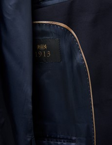 Dreiteiler Anzug 1913 Kollektion – Tailored Fit – 110s Wolle – 2-Knopf Einreiher – navy