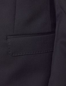 Zweiteiler Anzug 1913 Kollektion – Tailored Fit – 110s Wolle – 2-Knopf Einreiher – schwarz