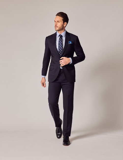 Tailored Navy Italian Suit - 1913 Collection