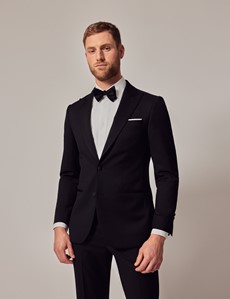 Men's Black Tailored Fit Dinner Suit - 1913 Collection | Hawes & Curtis