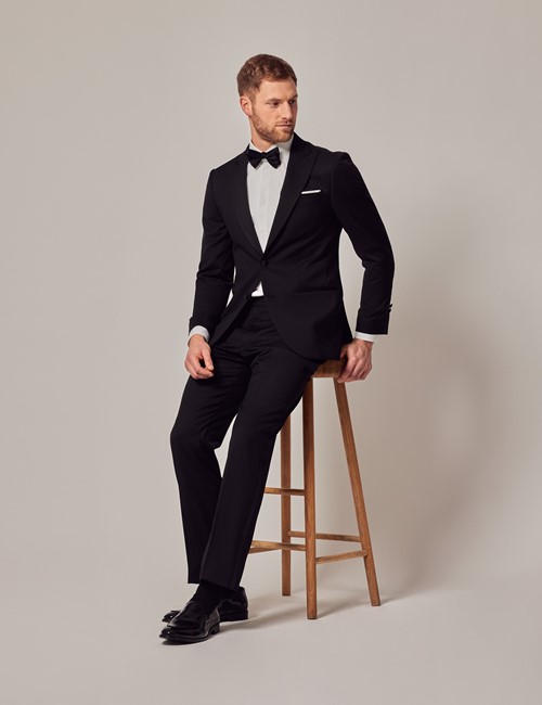 Men's Black Tailored Fit Dinner Suit - 1913 Collection