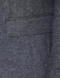 Men's Grey Tweed Slim Fit Suit Jacket - 1913 Collection