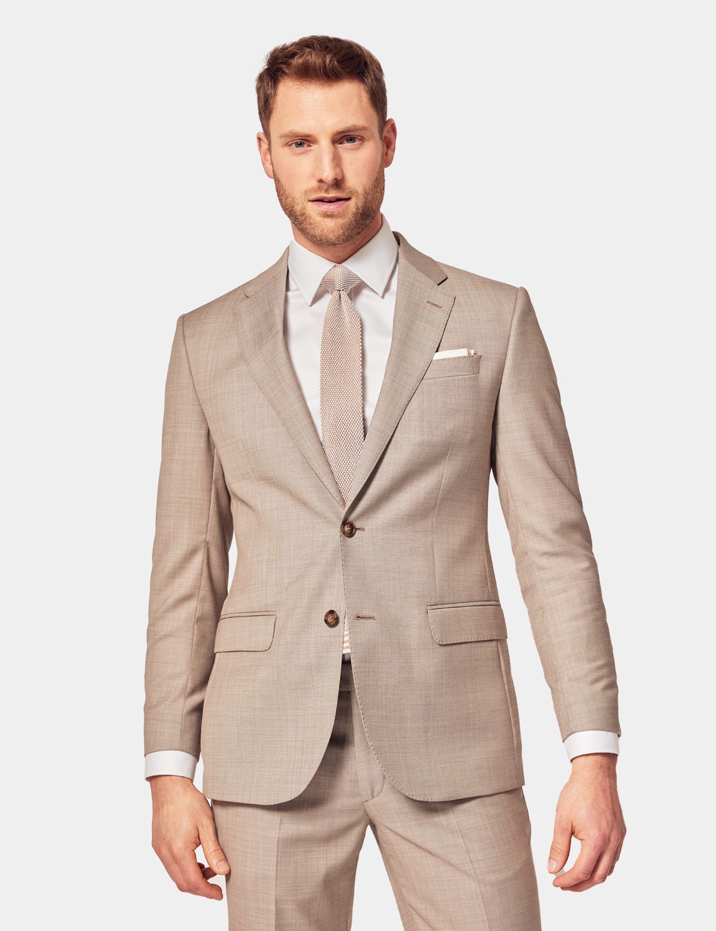 & Tailored Fit Sharkskin 1913 Suit One