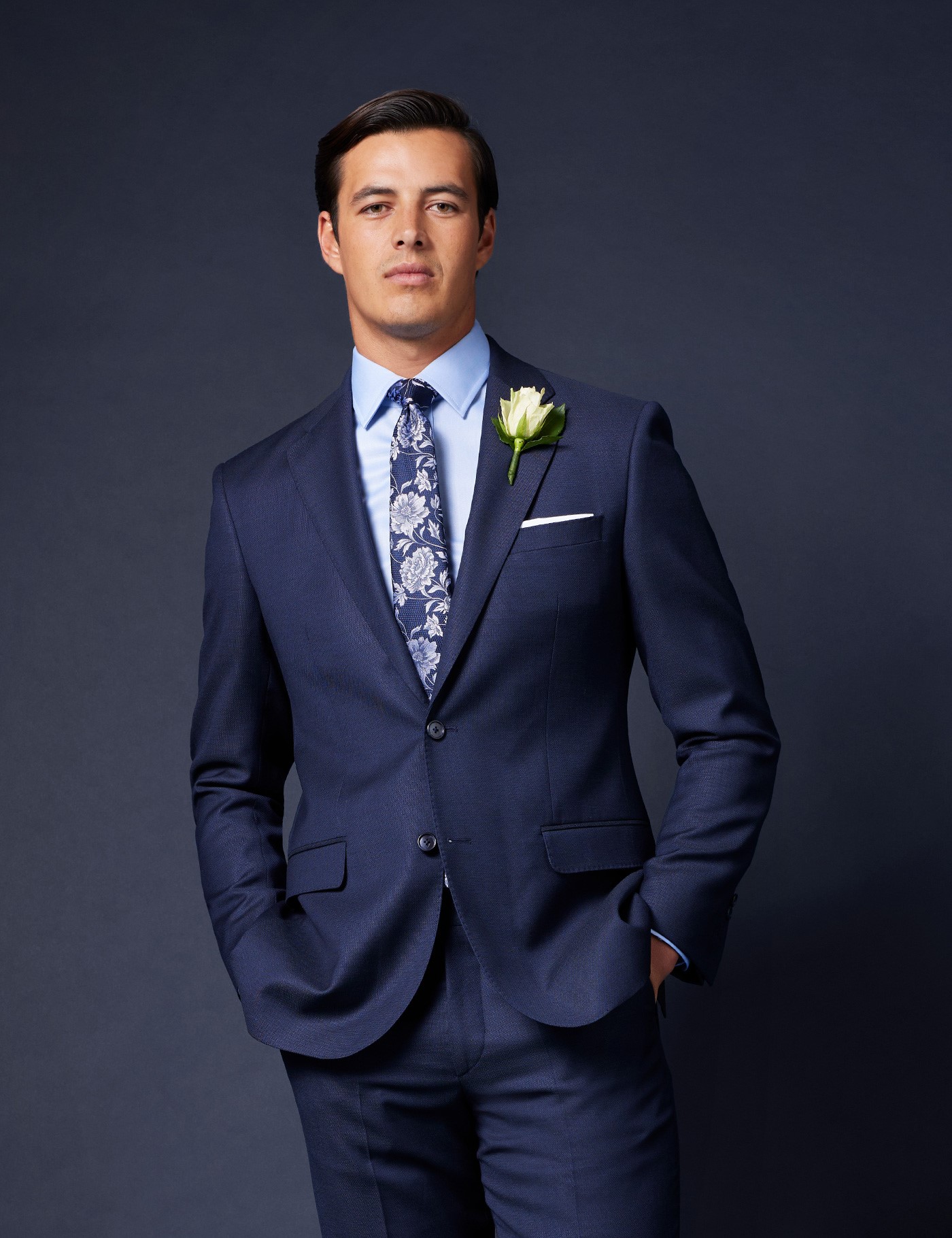 Premium Anzug – 120s aus Wolle | Italien Hawes & Curtis