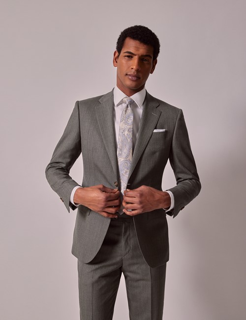 Buy Classic Men's Light Grey Three Piece Suit Tailored Suit the Rising Sun  Store, Vardo Online in India - Etsy