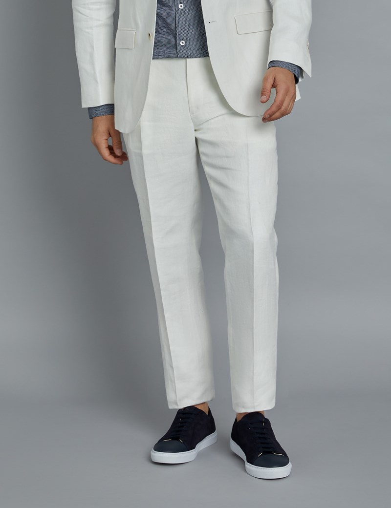 white suit shoes