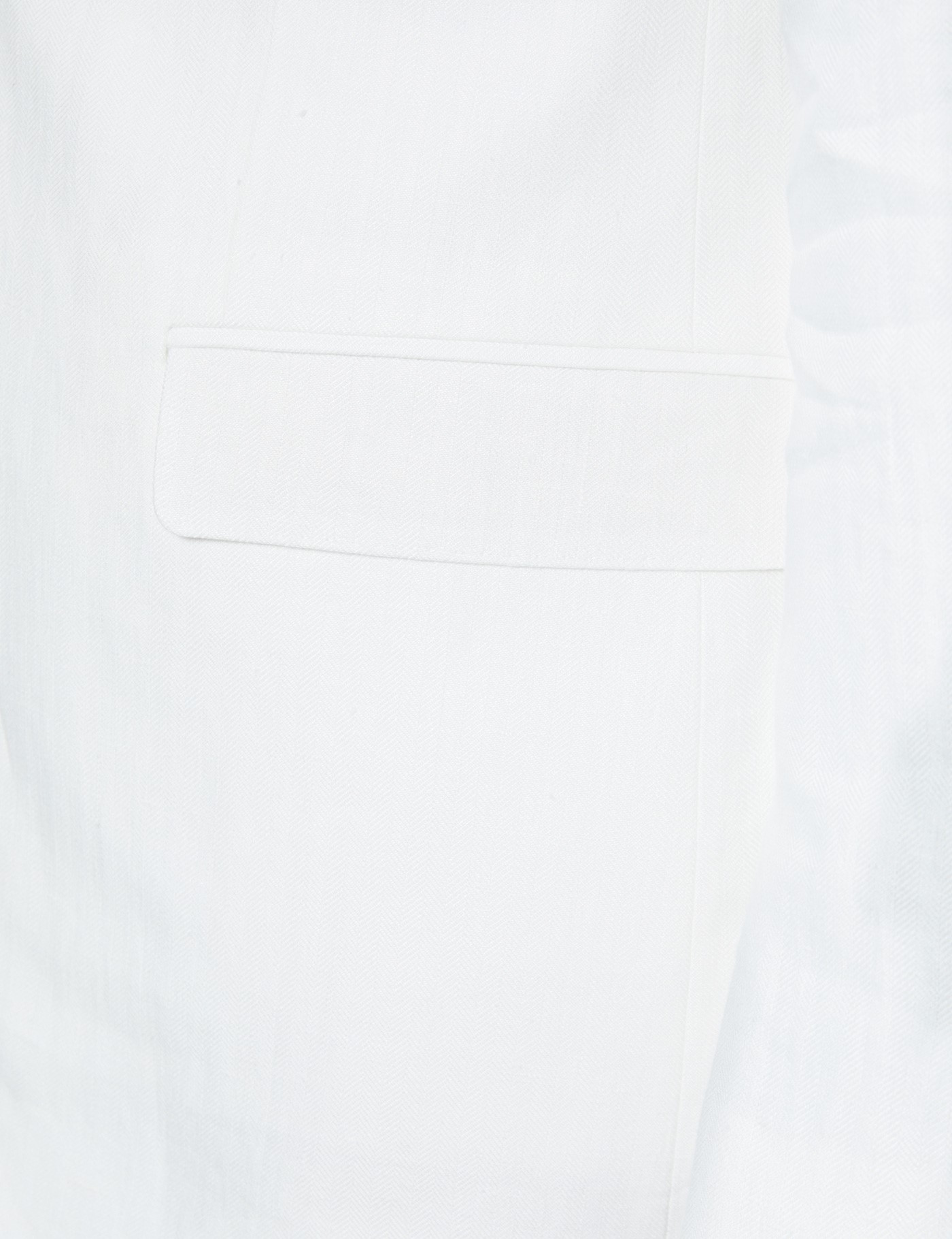 Men's White Herringbone Linen Tailored Fit Italian Suit - 1913 ...