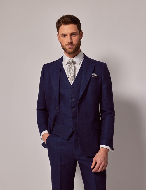 Linen suits for men | Hawes and Curtis