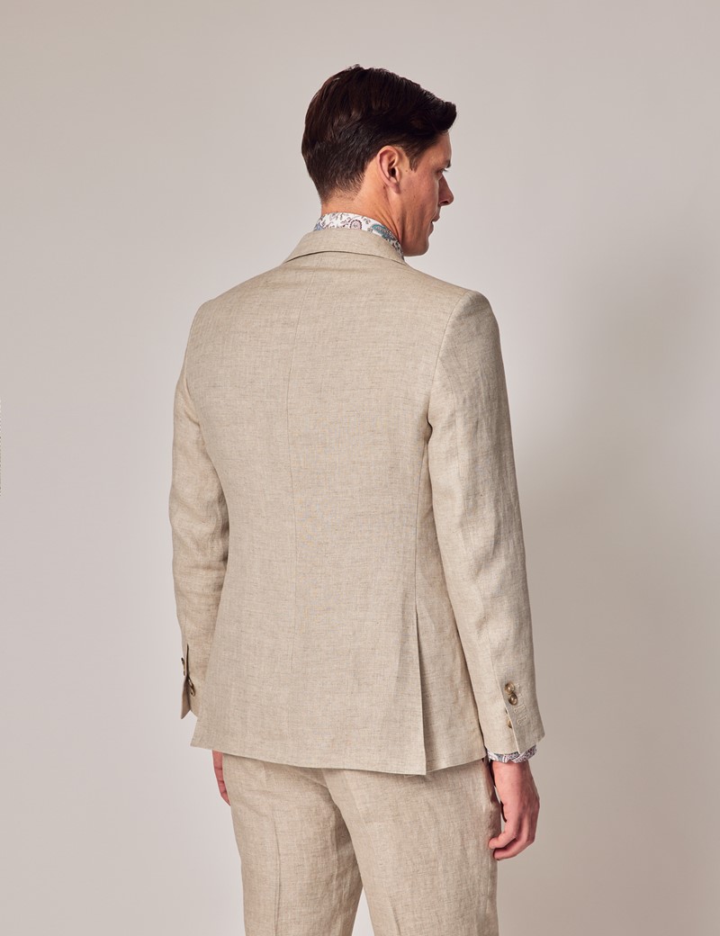 Cream Linen Tailored Italian Vest – 1913 Collection