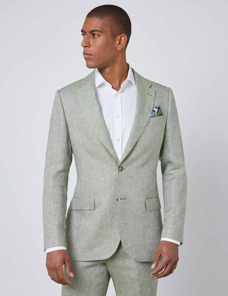 suit jacket green