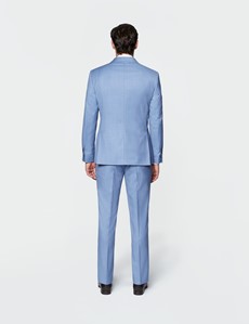 Men's Light Blue Slim Fit Italian Suit Jacket – 1913 Collection