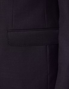 Men's Dark Charcoal Twill Classic Fit Suit Jacket | Hawes & Curtis