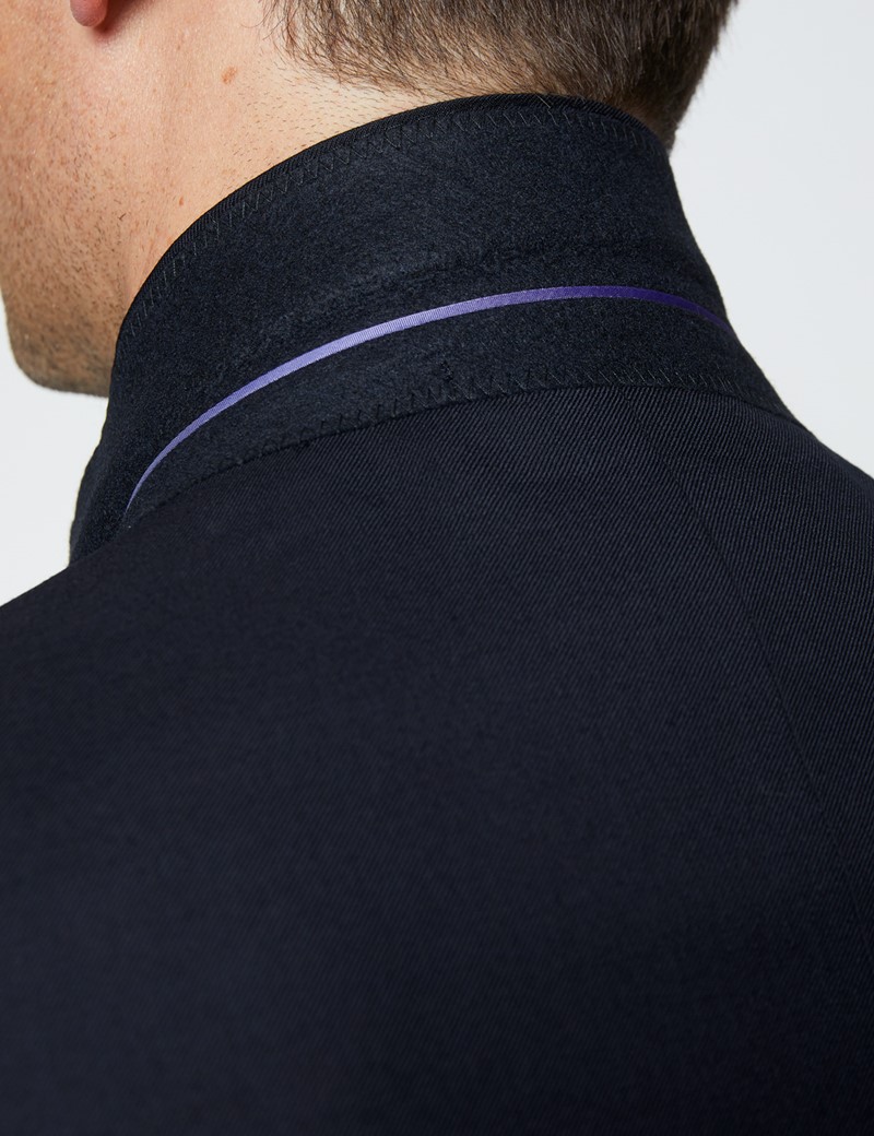 jumper and suit jacket