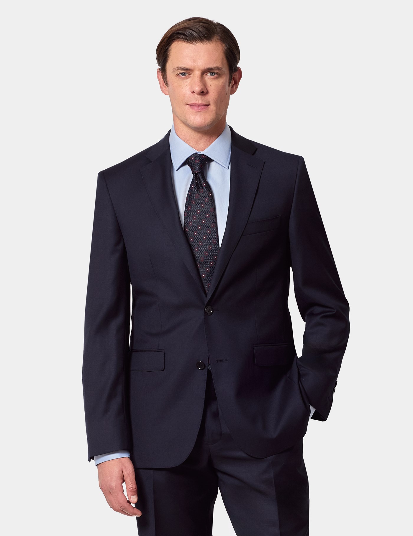 Hawes & Curtis Classic Fit Navy Twill Suit Jacket Size: 52 reg (EU 62)