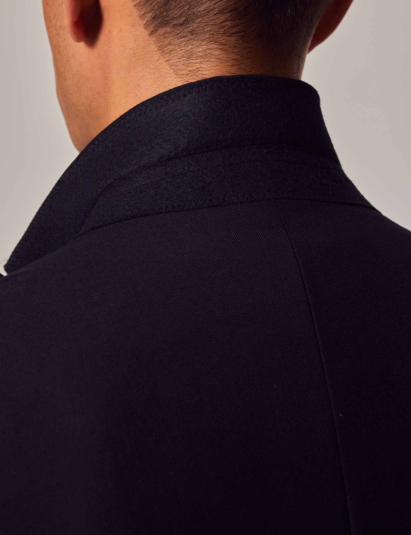 Men's Navy Classic Fit Dinner Jacket Hawes & Curtis