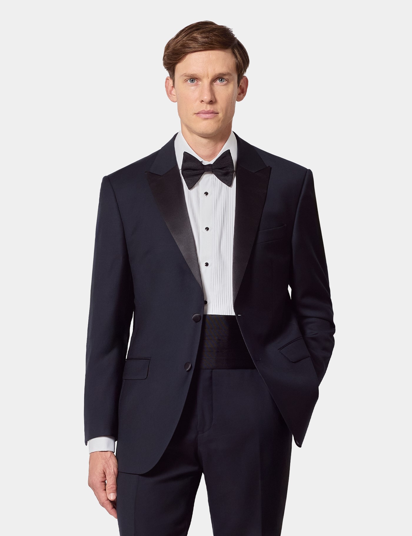 Hawes & Curtis Classic Fit Navy Dinner Suit Jacket Size: 52 reg (EU 62)