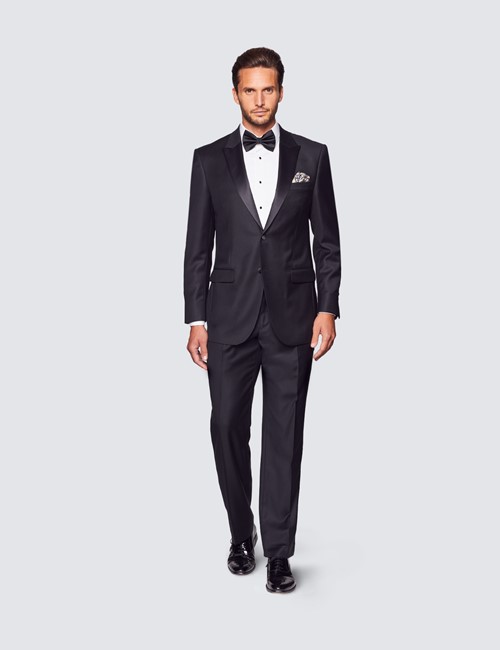 Men's Black Classic Fit Dinner Suit