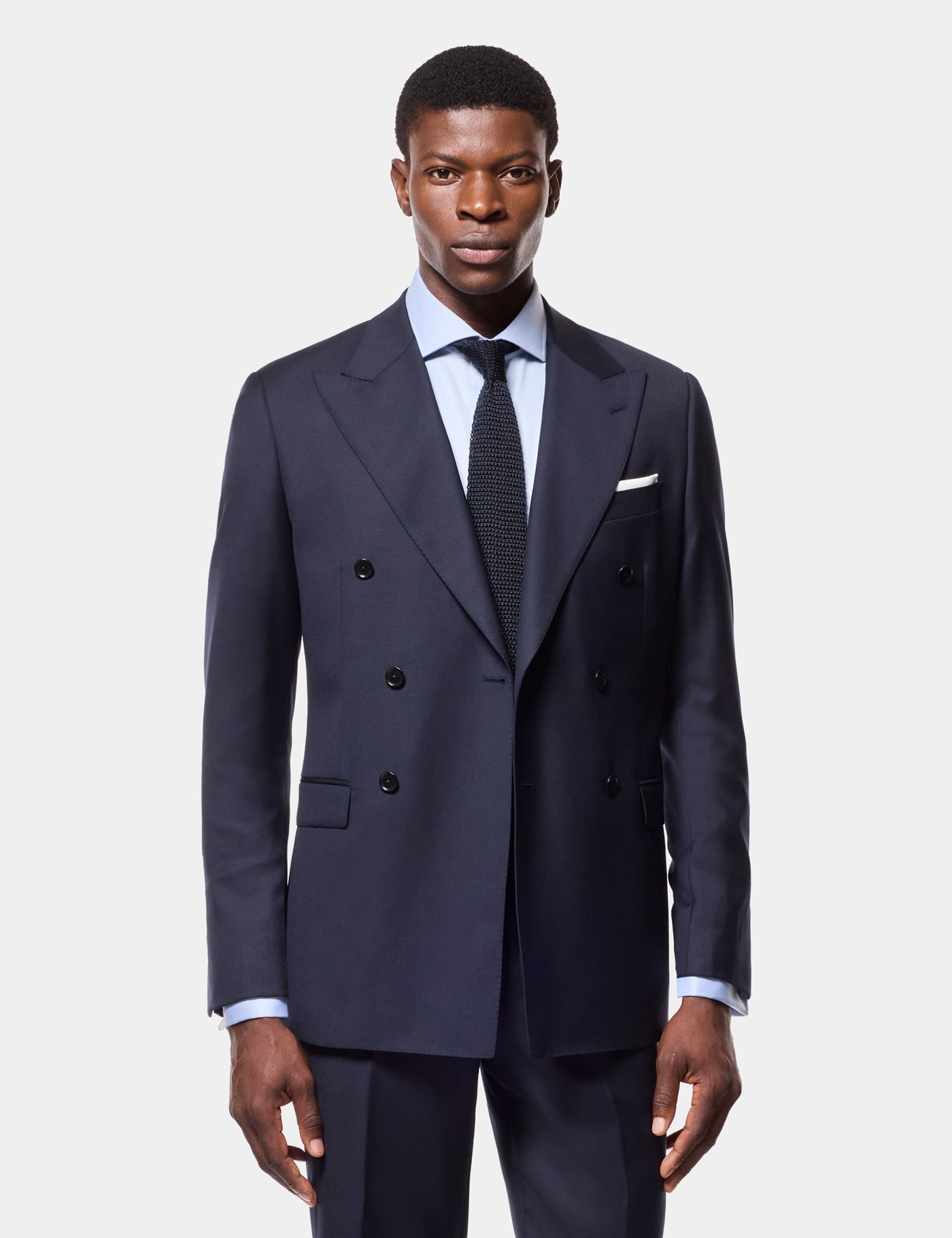 Hawes & Curtis Slim Fit Navy Twill Suit Jacket Size: 46 long (EU 56)