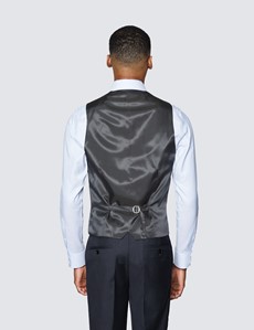 Men's Dark Charcoal Twill Slim Fit Suit