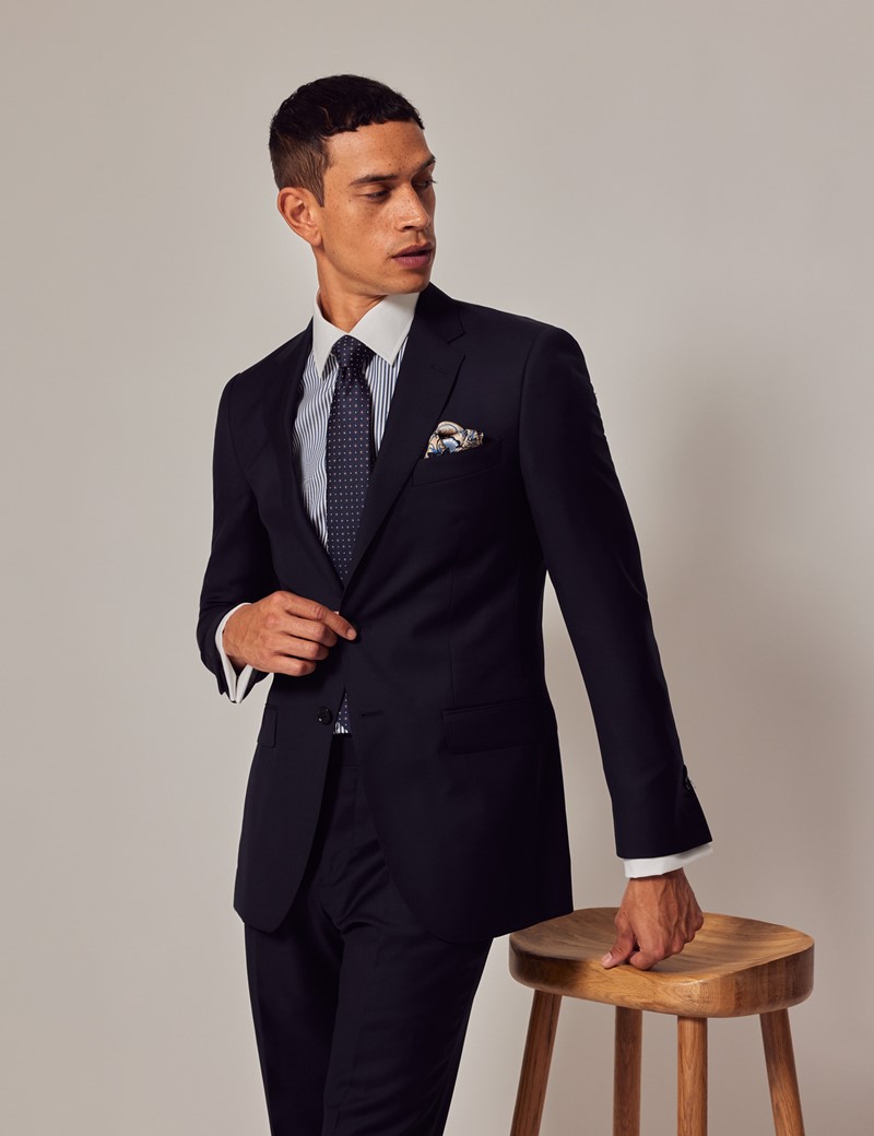 Men's Plus Size Slim Single Breasted Suit Jacket | boohoo