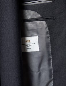 Men's Charcoal Slim Fit Travel Suit