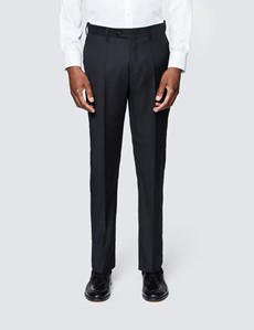 Men's Black Shawl Slim Fit Dinner Suit | Hawes & Curtis