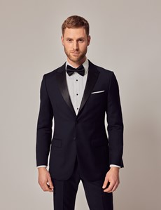 Men's Black Slim Fit Dinner Jacket | Hawes & Curtis