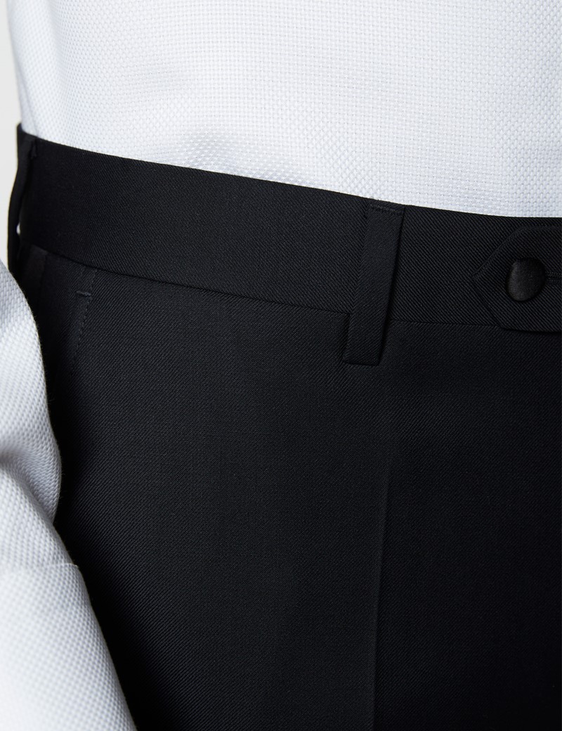 Men's Black 3 Piece Slim Fit Dinner Suit