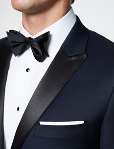 Men's Navy 3 Piece Slim Fit Dinner Suit